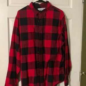 Old Navy Red/Black Plaid Flannel